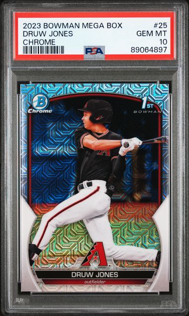 2023 Bowman BOWMAN CHROME PROSPECTS #BCP25 Druw Jones front