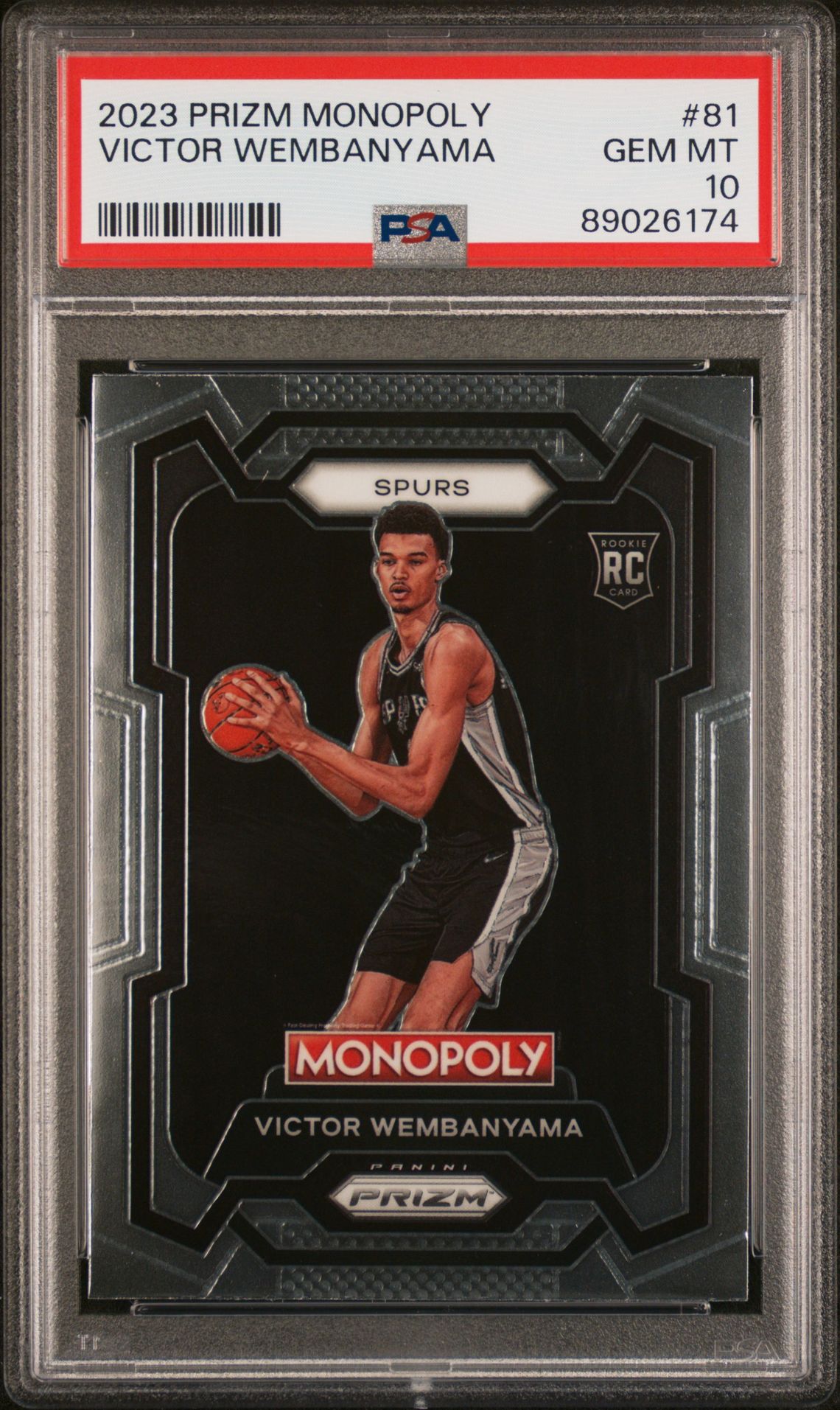 2023 Panini Prizm Victor Wembanyama front