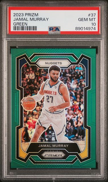 2023 Panini Prizm Green #37 Murray front