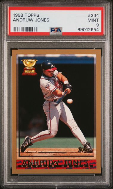 1998 Topps #334 Andruw Jones front