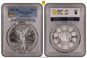 2007-Mo Onza Libertad Ag MS69