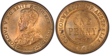 1918-I (c) 1D MS64RD