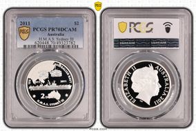 2011 $2 H.M.A.S. Sydney III PR70DCAM