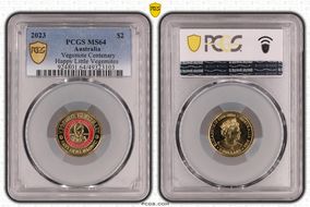 2023 $2 Vegemite Centenary Colorized Happy Little Vegemites MS64