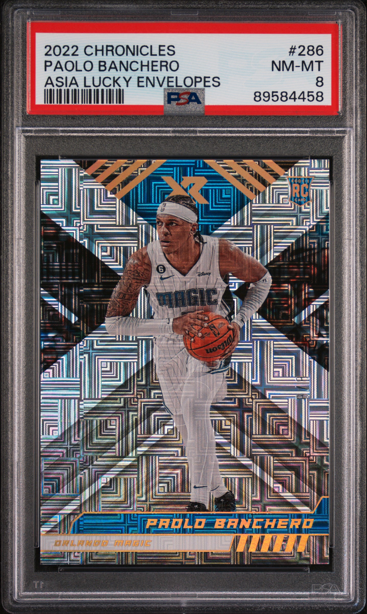 2022 Panini Chronicles Paolo Banchero #286 (Asia Lucky Envelopes) Nm-Mt 8 front