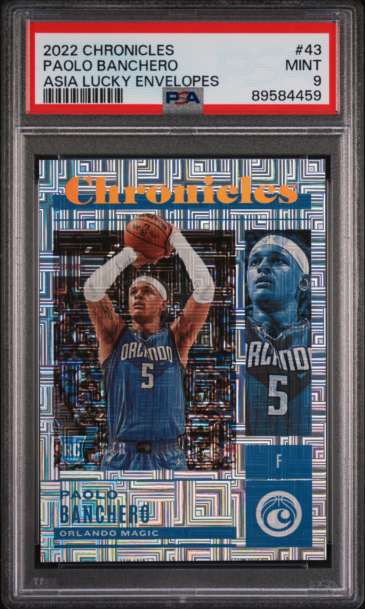 2022 Panini Chronicles Paolo Banchero #43 (Asia Lucky Envelopes) Mint 9 front
