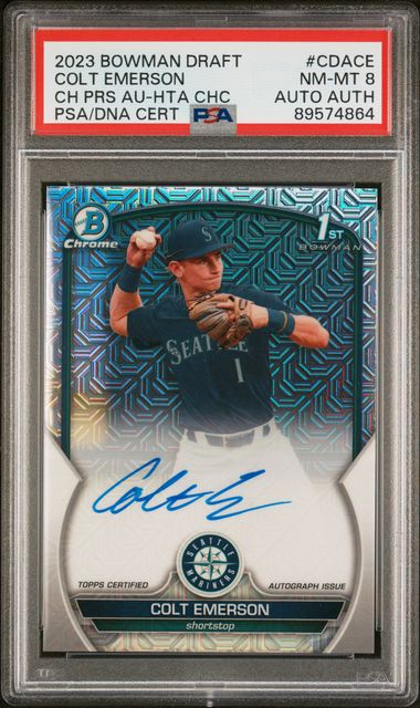 2023 Bowman Draft Chrome Prospect Autograph HTA Choice #CDA-CE 