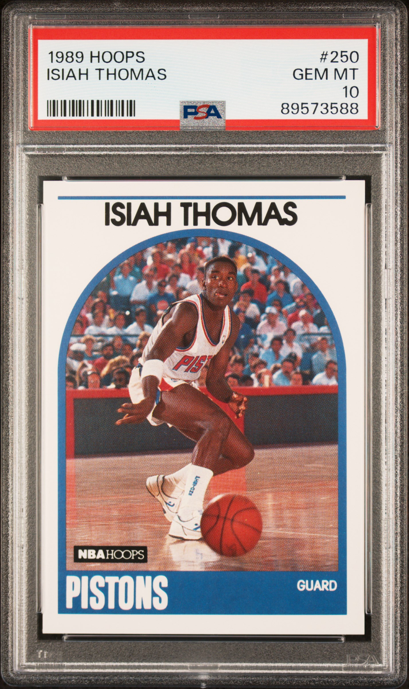 1989 Hoops #250 Isiah Thomas – PSA GEM MT 10