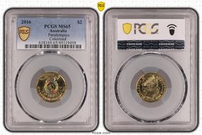 2016 $2 Paralympics Colorized MS65