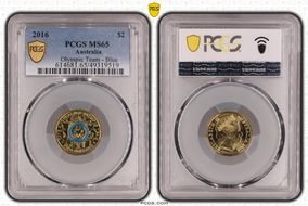 2016 $2 Olympic Team - Blue MS65
