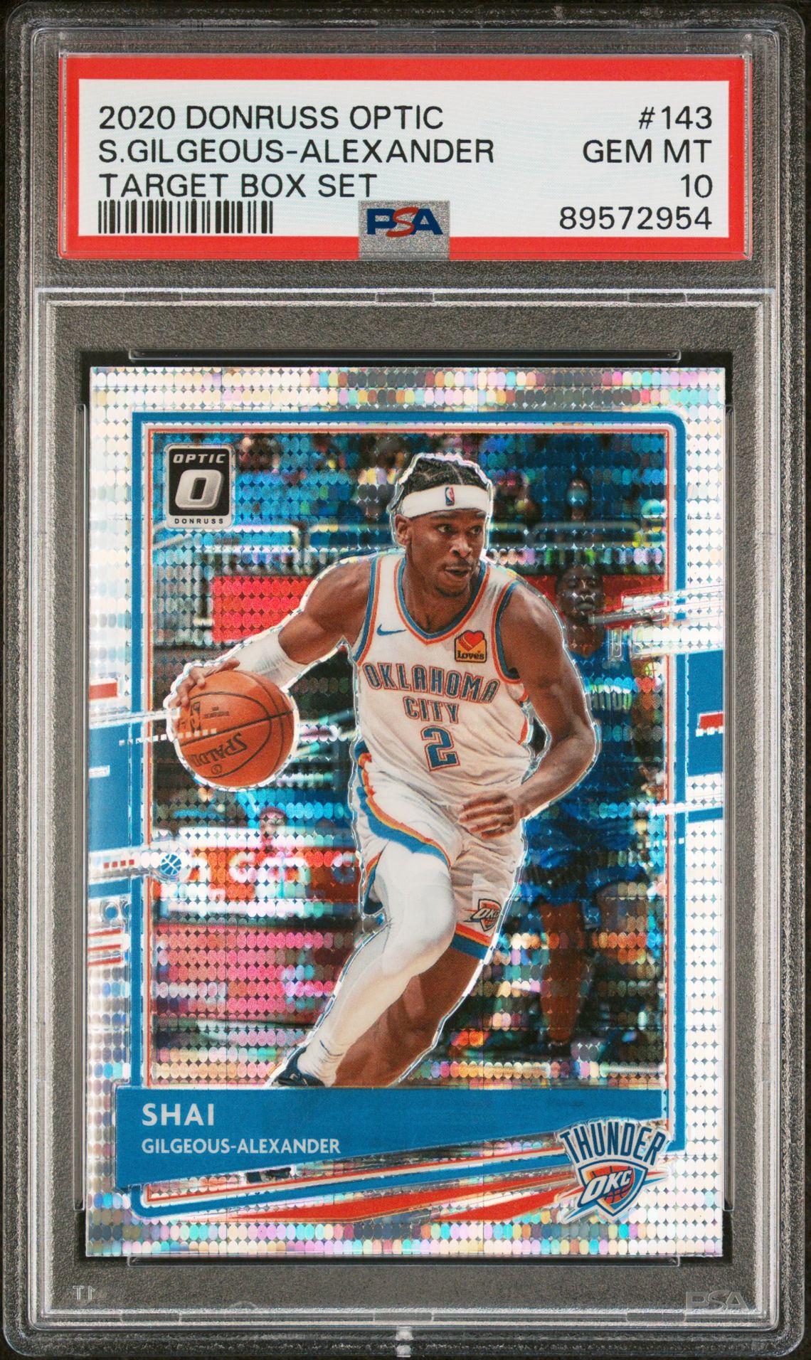 2020 Panini PANINI DONRUSS OPTIC TARGET BOX SET #143 S.Gilgeous-Alexander front