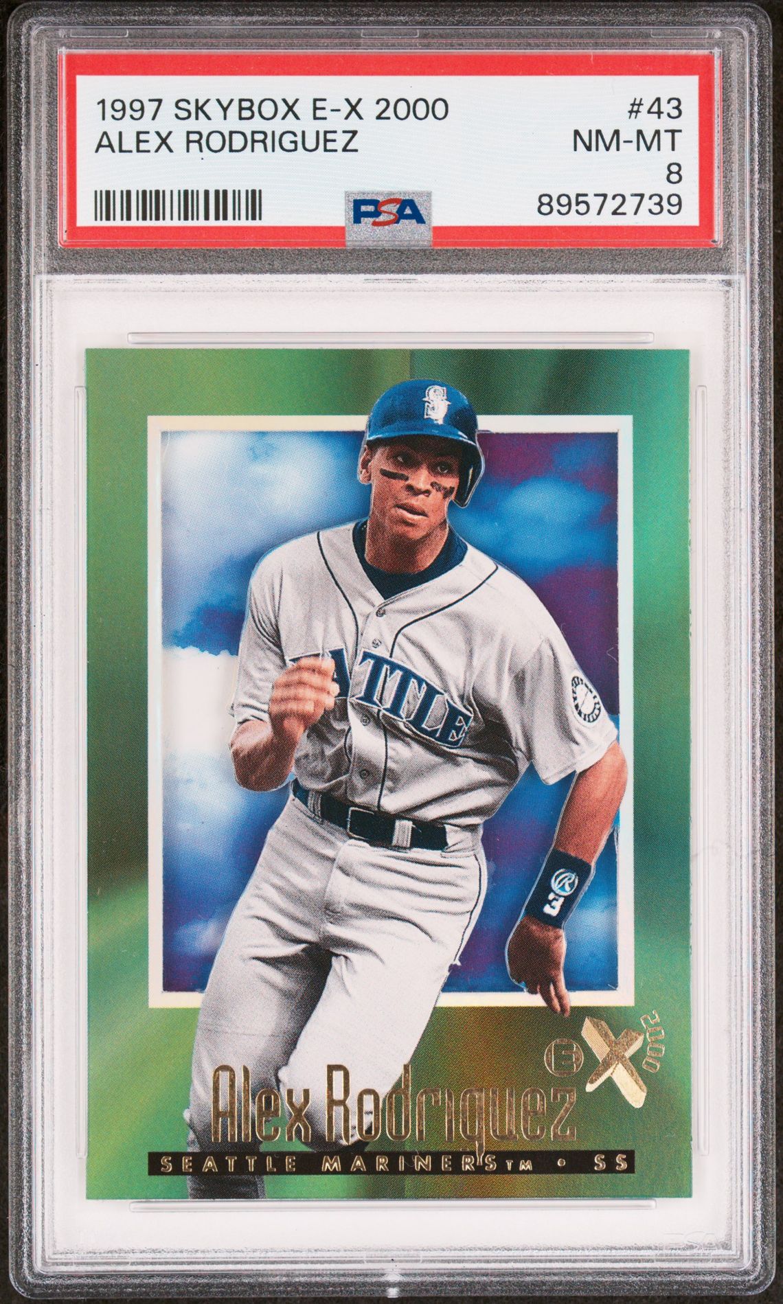 1997 SkyBox SKYBOX E-X 2000 #43 Alex Rodriguez front