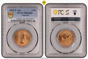 1962 Y. (p) 1/2D PR66RD