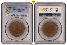 1942 Y. (p) 1D MS62BN