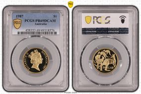 1987 $1 PR69DCAM