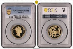 1987 $1 PR69DCAM
