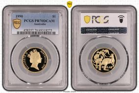 1990 $1 PR70DCAM