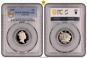 1990 10C PR69DCAM