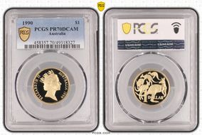 1990 $1 PR70DCAM
