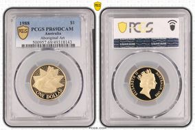 1988 $1 Aboriginal Art PR69DCAM