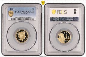 2001 $2 PR69DCAM