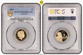 2001 $2 PR70DCAM