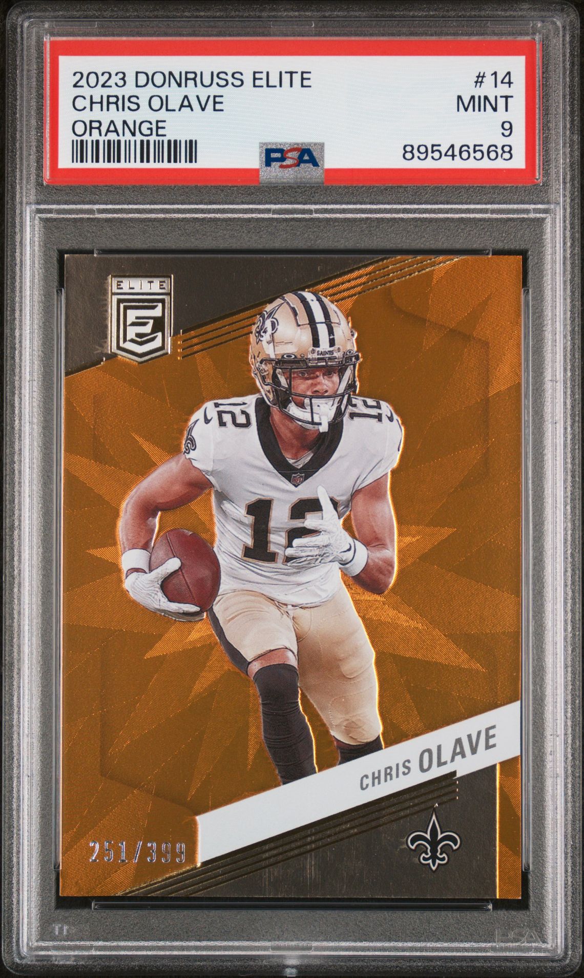 2023 Panini PANINI DONRUSS ELITE Orange #14 Chris Olave front
