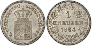 1864 Kreuzer MS65