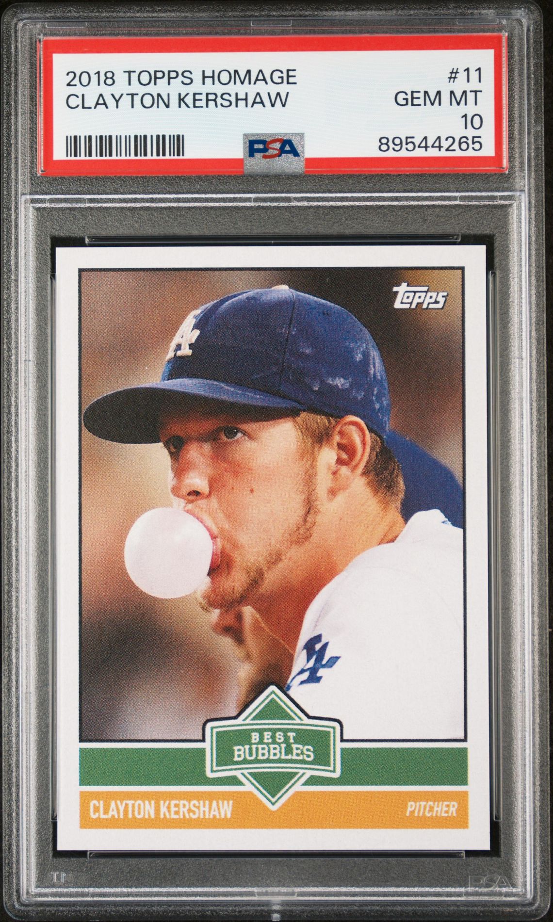 2018 Topps TOPPS HOMAGE #11 Clayton Kershaw front