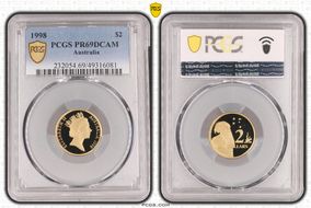 1998 $2 PR69DCAM