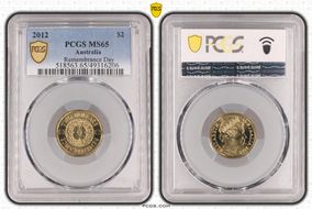 2012 $2 Remembrance Day MS65
