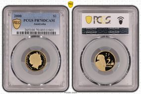 2000 $2 PR70DCAM