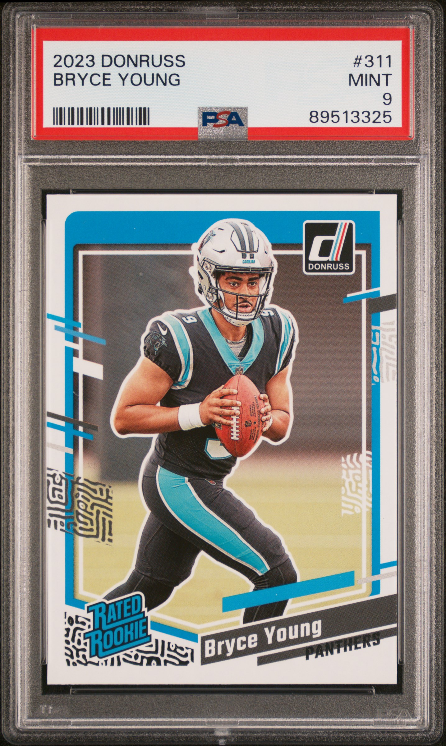 2023 Panini Donruss Bryce Young #311 Mint 9 front