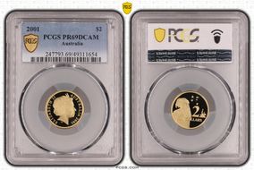 2001 $2 PR69DCAM