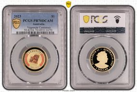 2023 $1 Vegemite Centenary Colorized PR70DCAM