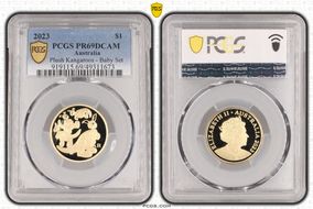 2023 $1 Plush Kangaroos - Baby Set PR69DCAM