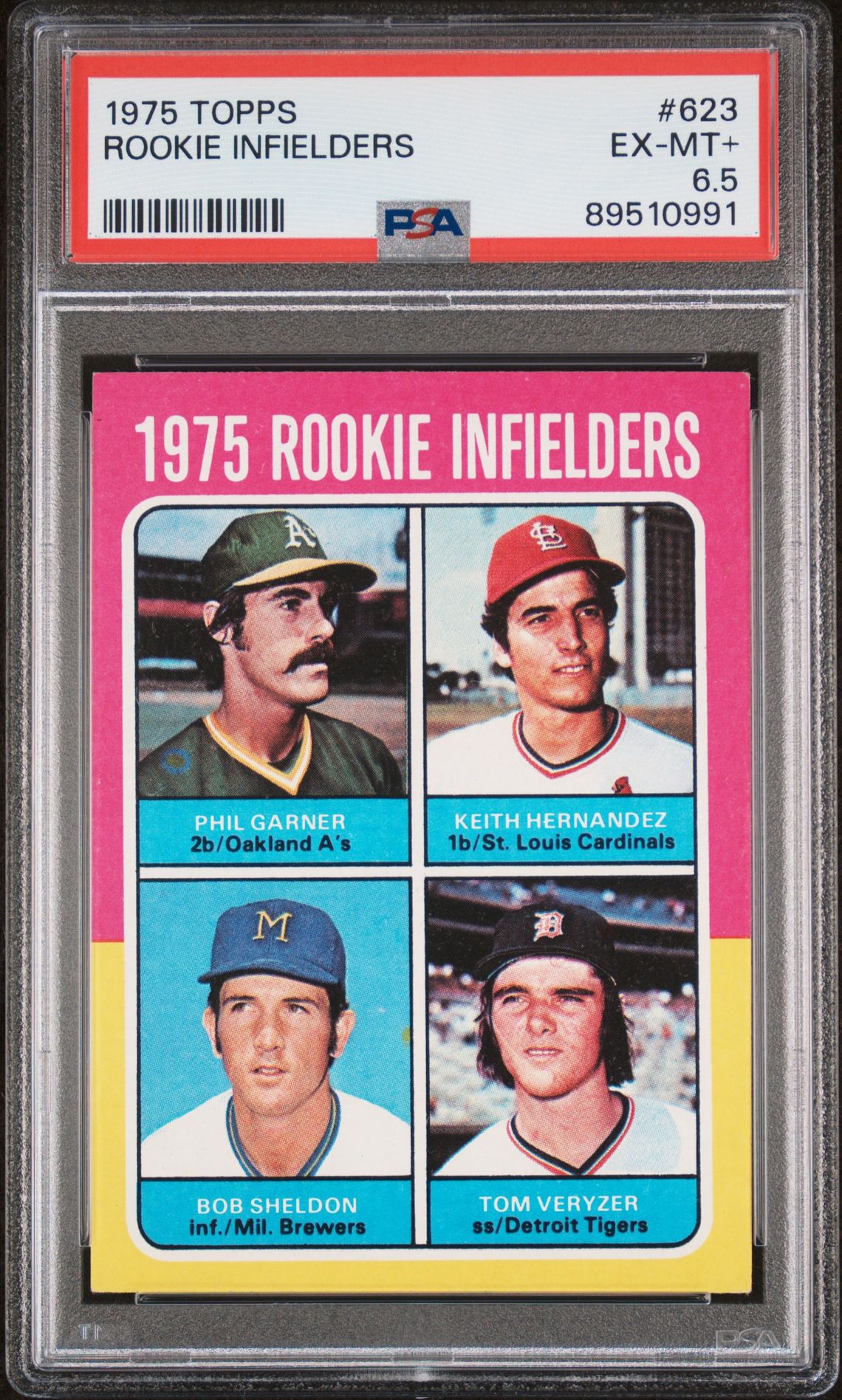 1975 Topps TOPPS #623 Rookie Infielders front
