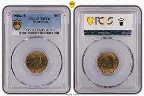 1968-H 10C MS66