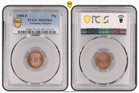1888-F Pfg MS65RB