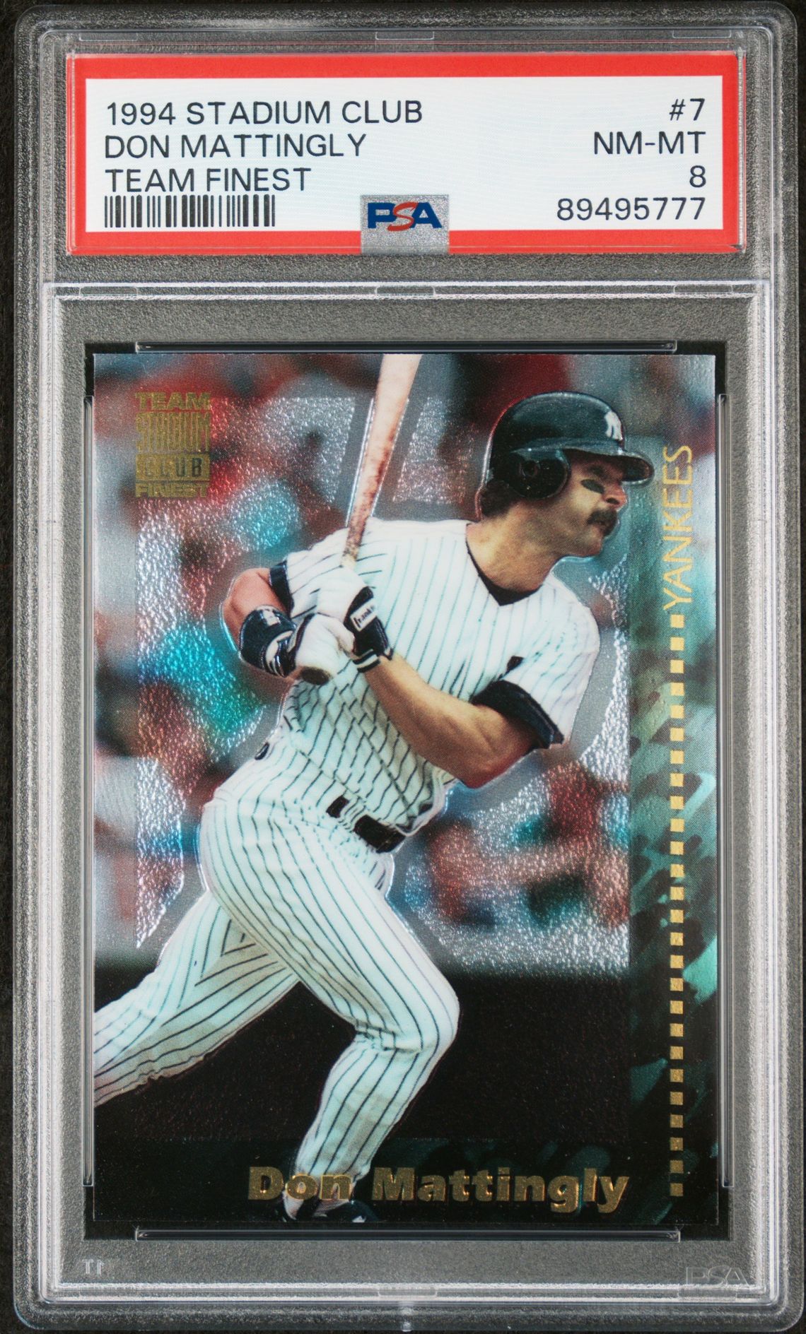 1994 Topps STADIUM CLUB TEAM FINEST #7 Don Mattingly front