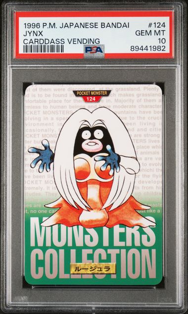 Jynx card PSA 10, cert 89441982