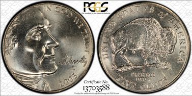 2005-D 5C Bison MS66