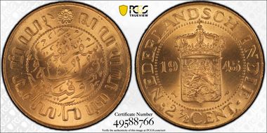 1945-P 2 1/2C MS66RD