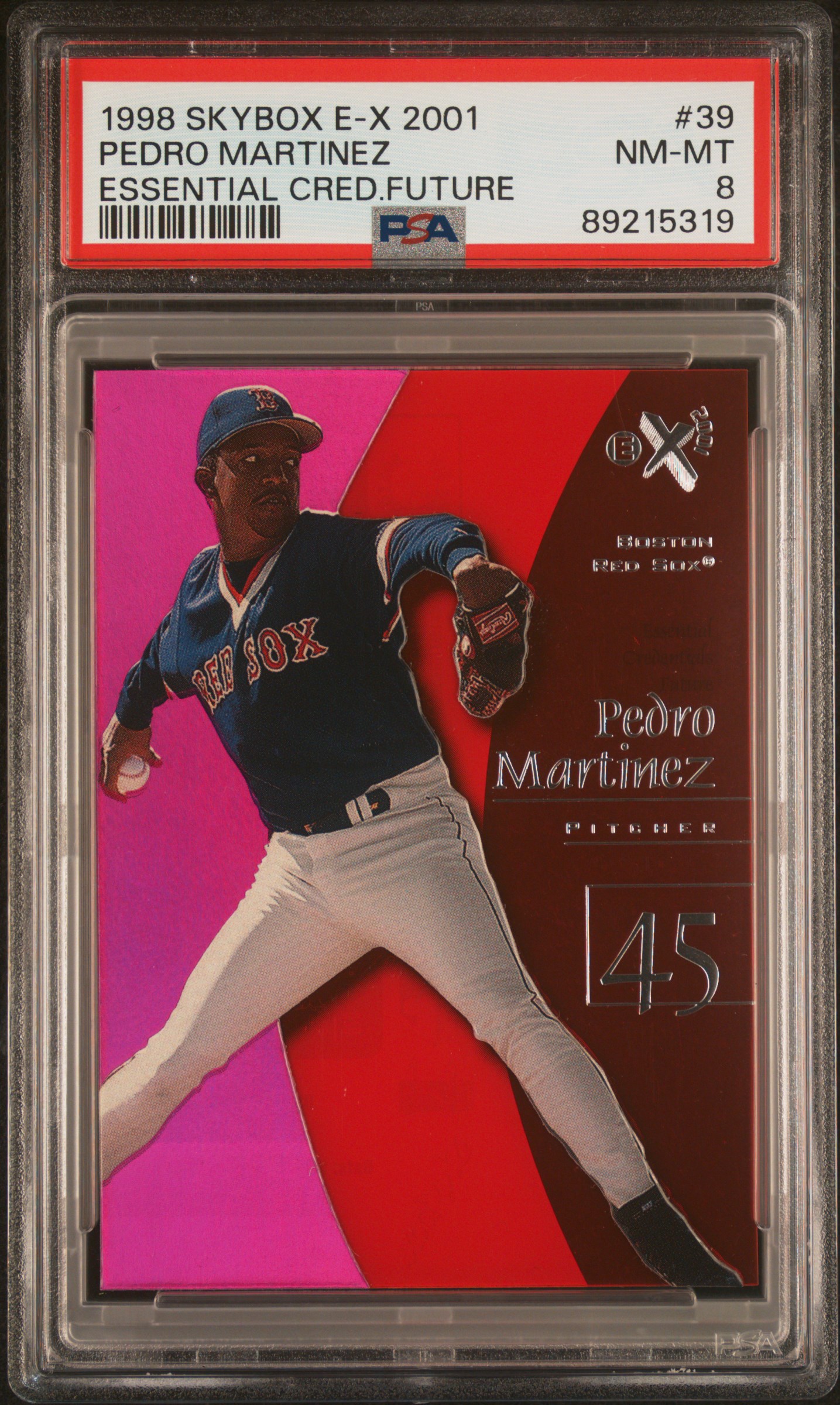 Splendid Sports Cards's 1998 Skybox E-X 2001 Pedro Martinez