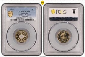 2022 $2 Frontline Workers Colorized MS64