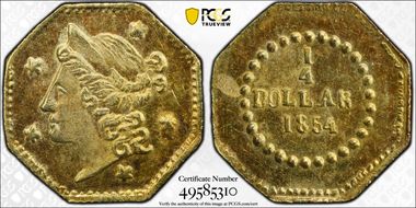 1854 G25C BG-105 MS62