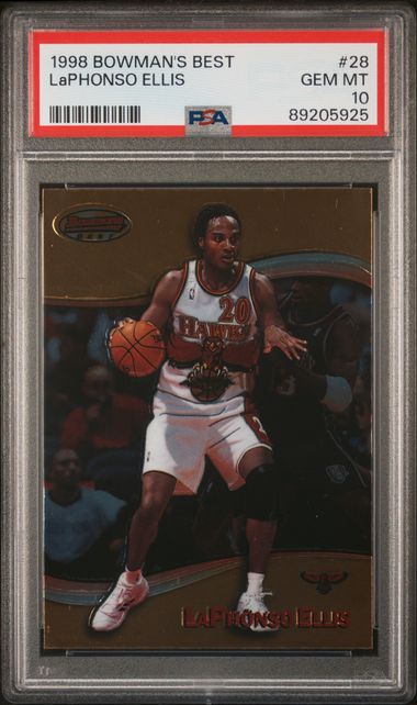 1998 Bowman Bowman's Best #28 Laphonso Ellis front