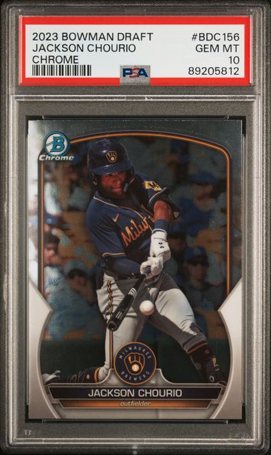2023 Bowman Bowman Draft Chrome #BDC-156 Jackson Chourio front