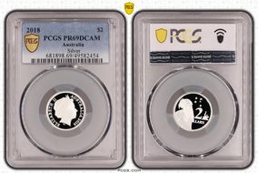 2018 $2 Silver PR69DCAM