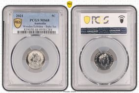 2021 5C Wooden Echidna - Baby Set MS68